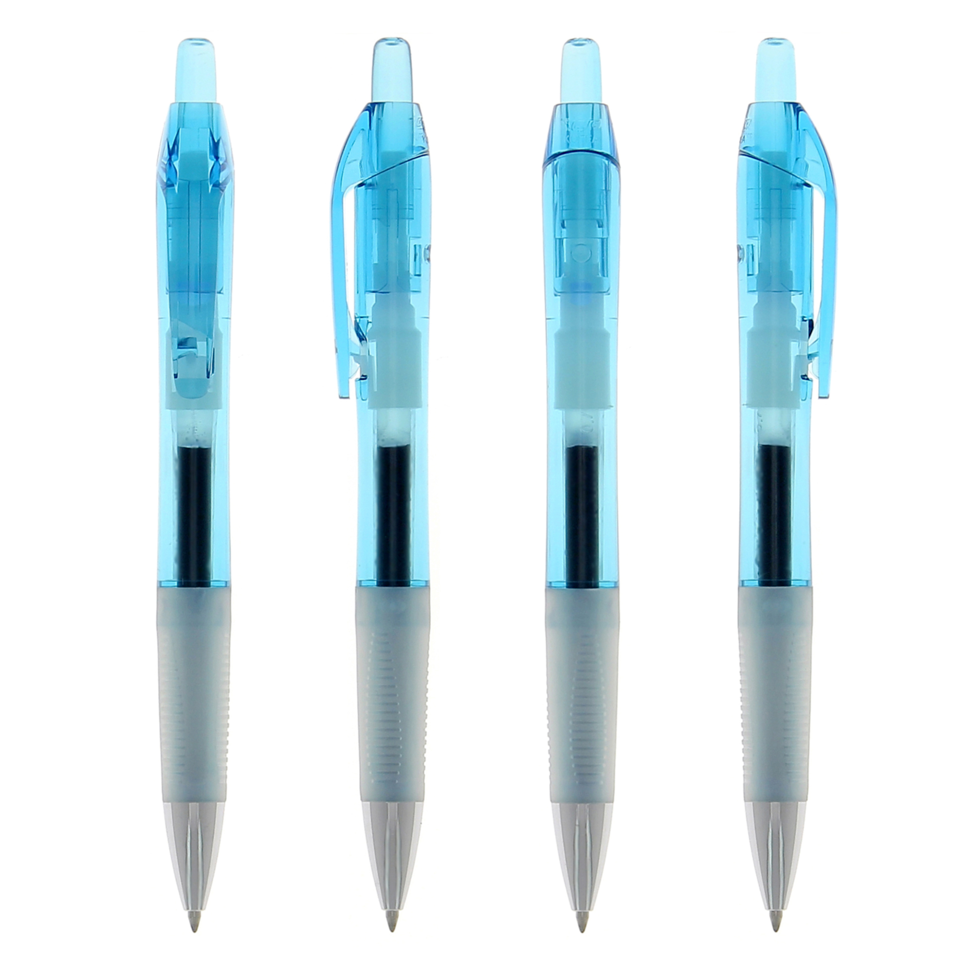 Stylo-bille publicitaire BIC® Intensity® Gel Clic Bleu clair - encre noire